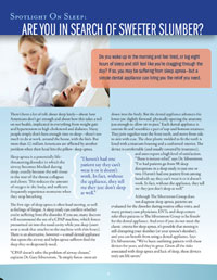 SNORING & SLEEP APNEA TREATMENT Treating Snoring and Sleep Apnea SNORING & SLEEP APNEA TREATMENT