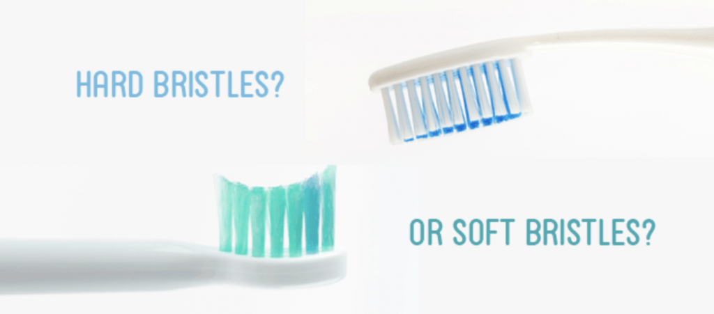 soft or medium toothbrush